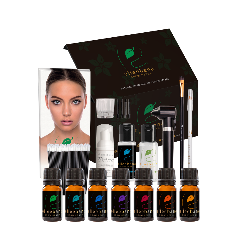 6400 - ELLEEBANA BROW HENNA KIT TRANSPARENT ELLEEBANA BROW HENNA KIT